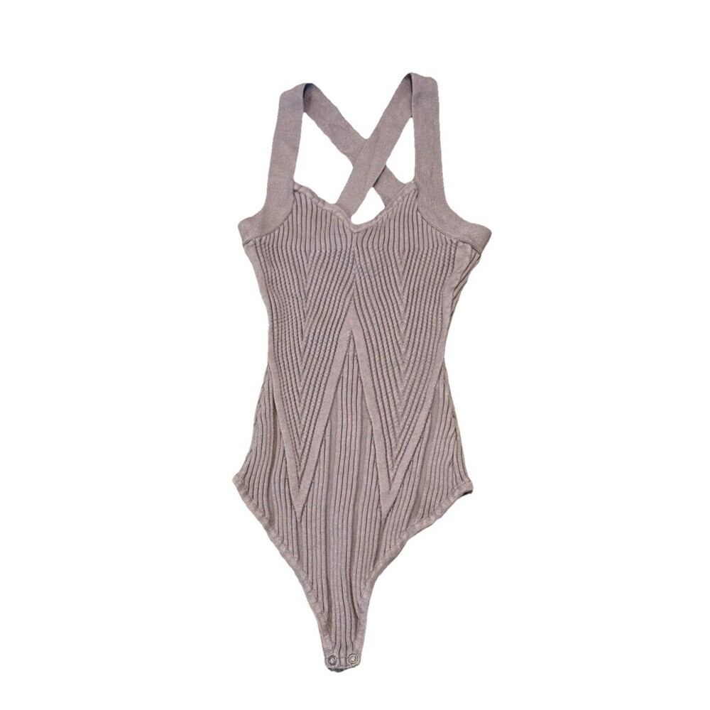 Abercrombie & Fitch Sweater Bodysuit Purple/Grey May be a little more purple XS